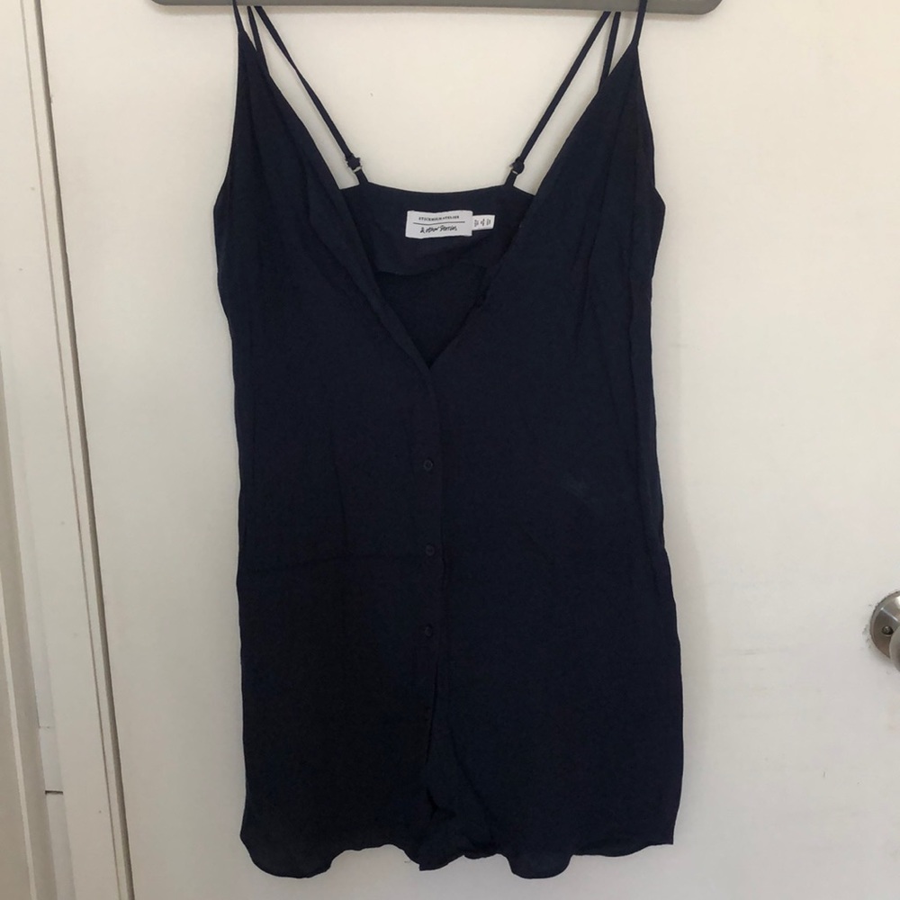 & Other Stories Burton front mini dress